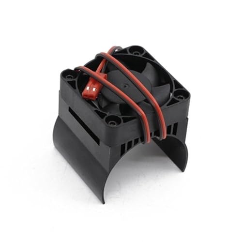CXDOUDSW 42 mm Kühlventilator mit Kühlkörper für 1 10 -Skala -RC -Autos kompatibel mit E Maxx -Modellen und 1 8 -Skala -Fahrzeuge wie Talion(Black) von CXDOUDSW