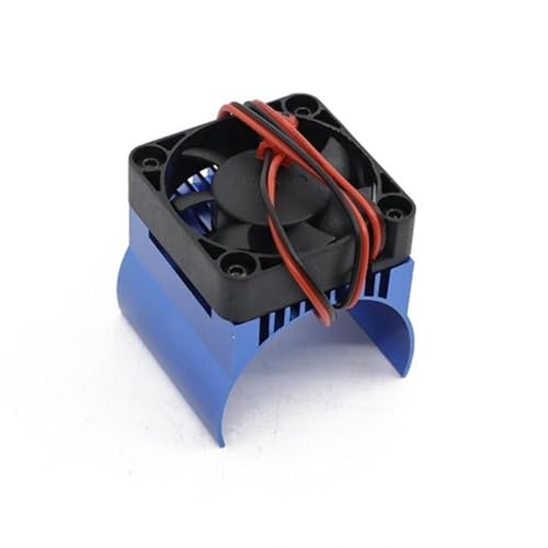 CXDOUDSW 42 mm Kühlventilator mit Kühlkörper für 1 10 -Skala -RC -Autos kompatibel mit E Maxx -Modellen und 1 8 -Skala -Fahrzeuge wie Talion(Blue) von CXDOUDSW