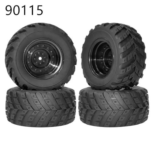 CXDOUDSW 901 901A 903 903A 905 905A 97mm Gummireifenräder 90115 1/12 RC -Auto -Ersatzteile Upgrade -Zubehör für RC -Modelle kompatibel(4pcs) von CXDOUDSW