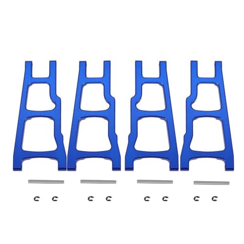 CXDOUDSW Aufhängung Arm Set Metall vor und hinten 3655 kompatibel mit 1 10 Skala 4x4 4x4 4WD RC -Autokauto -Upgrade Ersatzteile(Blue) von CXDOUDSW