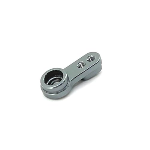 CXDOUDSW FMS Metal Servo Arm Servo Horn Upgrade Teil für 1 24 -Skala RC Crawler Car kompatibel mit verschiedenen Modellen Ersatzzubehör(Grey) von CXDOUDSW