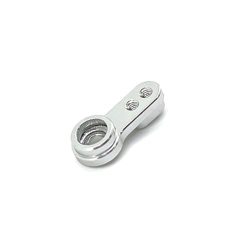 CXDOUDSW FMS Metal Servo Arm Servo Horn Upgrade Teil für 1 24 -Skala RC Crawler Car kompatibel mit verschiedenen Modellen Ersatzzubehör(Silver) von CXDOUDSW