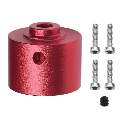 CXDOUDSW H16 16207 16208 16209 16210 14209 14210 Metalldifferentialgehäuse Differ Häuser für 1/14 1/16 Scale RC Cars -Upgrade -Teile, die mit verschiedenen Modellen kompatibel sind(Red) von CXDOUDSW