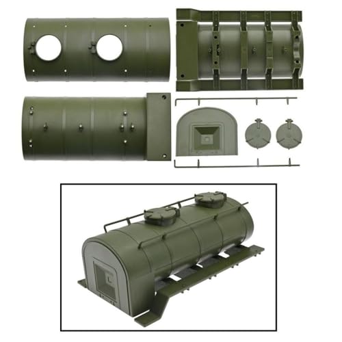 CXDOUDSW Kompatible Öldekorationsbox für RC -Autos Militärwagen inolen Modelle B14 B24 B16 B36 1 16 Skala(Oil Tank) von CXDOUDSW