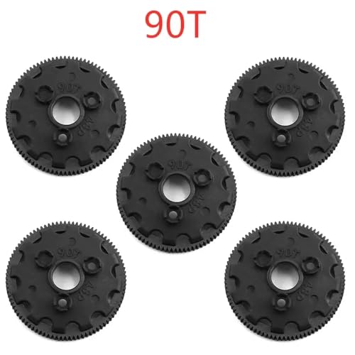 CXDOUDSW Kompatibler Zahnrad für 2WD 2WD VXL Upgrade Teile 76T 83T 86T 90T 48P 4676 4683 4686 4690 5 Stück(5pcs 90T) von CXDOUDSW