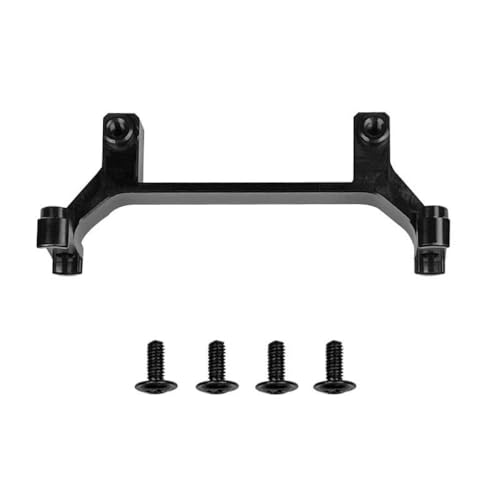 CXDOUDSW LD-P06 LD P06 Servo-Mount-Halterung für 1/12 RC-Autometallachse-Upgrade-Teile, die mit Fahrzeugen im Unimog-Stil kompatibel sind(Black) von CXDOUDSW