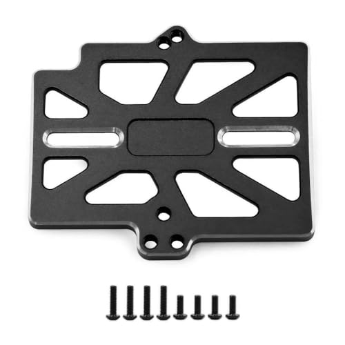 CXDOUDSW MAX10 2S 3S ESC -Metall -Montageplatten -Upgrade Teil für RC -Autos, die mit verschiedenen Modellen mit 110 Skalen kompatibel sind(Black) von CXDOUDSW