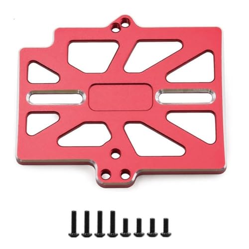 CXDOUDSW MAX10 2S 3S ESC -Metall -Montageplatten -Upgrade Teil für RC -Autos, die mit verschiedenen Modellen mit 110 Skalen kompatibel sind(Red) von CXDOUDSW