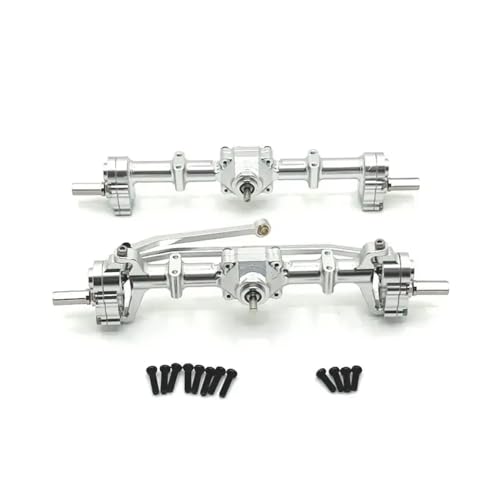 CXDOUDSW MN78 MN82 MN99S MN98 Kompatible Metall -Metall -Portal -Achsen -Upgrade -Teile für 1 12 -Skala -RC -Autos(Silver) von CXDOUDSW
