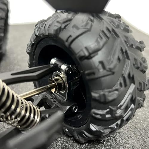 CXDOUDSW Metall -Front -Lenkbecher- und Hub -Ära RC -Auto -Upgrade -Teile kompatibel mit den Modellen 16101 16102 16103 16201 16101 Pro 16102 Pro(Front and Rear) von CXDOUDSW