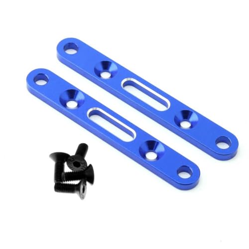 CXDOUDSW Metall vordere untere Suspensionsarm- und hinteren unteren Arm -Upgrade -Teile, die mit 1 8 Mojave 4S 4WD RC -Auto kompatibel sind(Blue) von CXDOUDSW