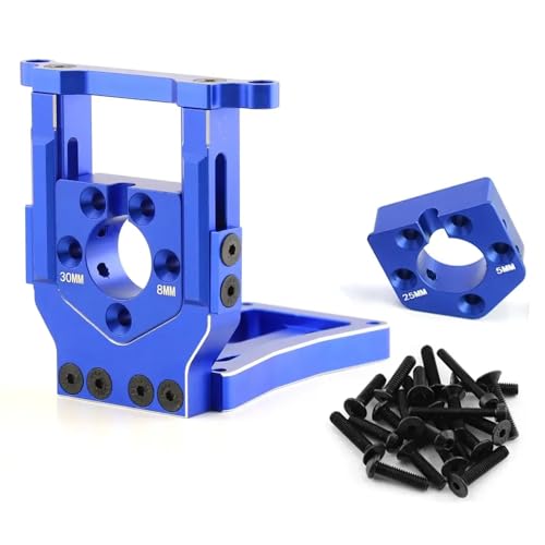 CXDOUDSW Metallmotorenmontageständer für Schnellmontage -Demontagekompatibel mit 1/5 6s 8S 1/6 XRT RC Cars Upgrade -Teile(Blue) von CXDOUDSW