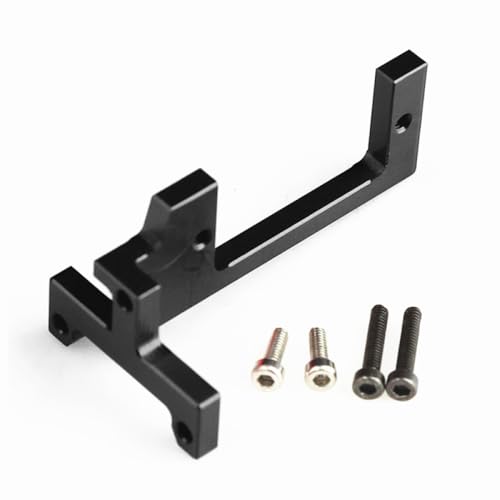 CXDOUDSW RC -Anhängerauto DIY -Teile Metal Getriebeschuhlenker Lenkungsgetriebe Servo -Montage kompatibel mit 1 14 -Skala -Modellen(Black) von CXDOUDSW