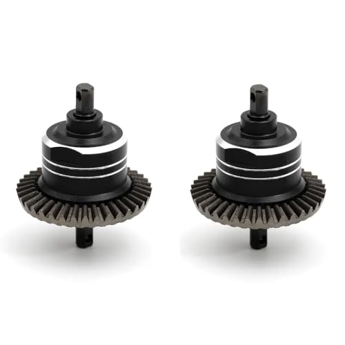 CXDOUDSW Stahlgetriebe 5381 6882 5379 Metalldifferential für 1 10 Skala 4x4 RC -Auto -Upgrade -Teile mit VXL HQ727 -Modellen kompatibel(2pcs Black) von CXDOUDSW