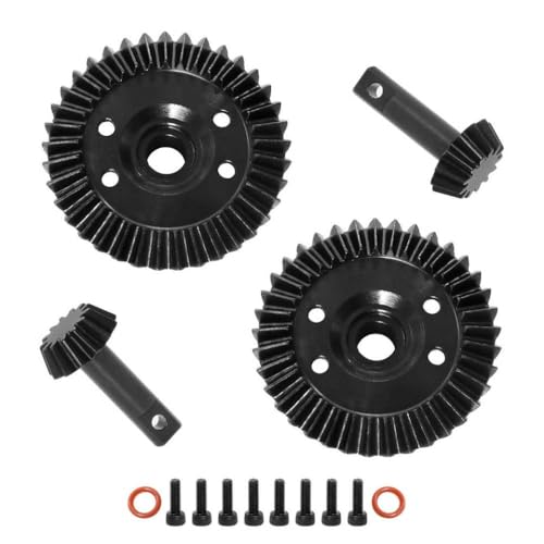 CXDOUDSW Stahlgetriebe Set kompatibel mit RC -Autos Ringringstiftteile 37T 13T 5ino 9X 5679r 1 10 Skala(2 Set) von CXDOUDSW