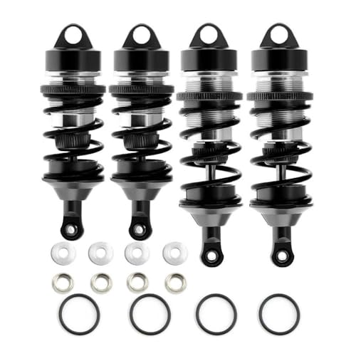 CXDOUDSW Stoßdämpfer für 1/7 -Skala -RC -Autos, die mit dem Verstoß 6S -Verbrechen 6S -Rollenmodelle Teile und Zubehör kompatibel sind(Black) von CXDOUDSW