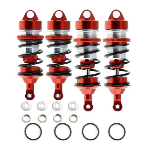 CXDOUDSW Stoßdämpfer für 1/7 -Skala -RC -Autos, die mit dem Verstoß 6S -Verbrechen 6S -Rollenmodelle Teile und Zubehör kompatibel sind(Red) von CXDOUDSW