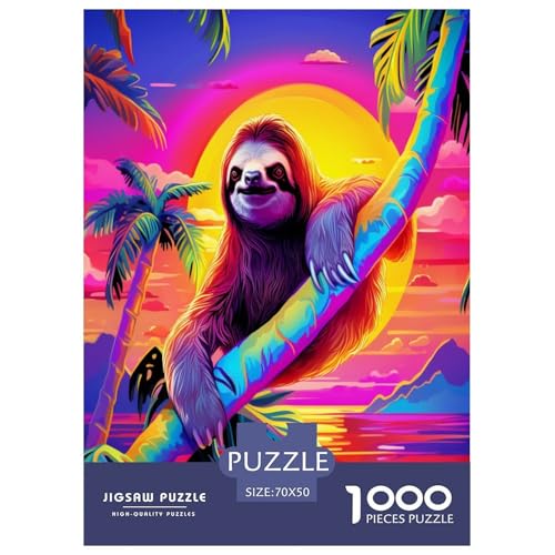 Faulheit Puzzles 1000 Teile Schwer Puzzle Spielzeug Pädagogisches Spiel Impossible Herausforderungsspielzeug Für Erwachsene Und Kinder in Bewährter 70x50cm/1000pcs von CXKSOEACN