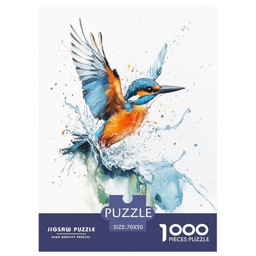 KingFischer Puzzles 1000 Teile Schwer Puzzle Spielzeug Pädagogisches Spiel Impossible Herausforderungsspielzeug Für Erwachsene Und Kinder in Bewährter 70x50cm/1000pcs von CXKSOEACN