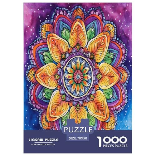 Mandala Puzzle 1000-teilige Schwer Puzzle Spielzeug Lernspiel Impossible Herausforderungsspielzeug Für Erwachsene Und Kinder Ab 14 Jahren 70x50cm/1000pcs Mandala Puzzle 1000-teilige Schwer Puzzle Spielzeug Lernspiel Impossible Herausforderungsspielzeug Für Erwachsene Und Kinder Ab 14 Jahren 70x50cm/1000pcs von CXKSOEACN