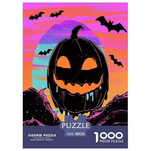 Schädel Puzzle 1000 Teile Schwer Puzzle Spielzeug Lernspiel Impossible Herausforderungsspielzeug Für Erwachsene Und Kinder in Bewährter 38x26cm/1000pcs von CXKSOEACN