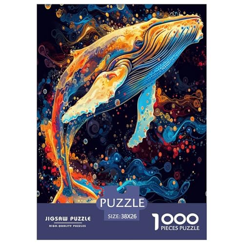 Wal Puzzle 1000 Teile Schwer Puzzle Spielzeug Pädagogisches Spiel Impossible Herausforderungsspielzeug Für Erwachsene Und Kinder in Bewährter 38x26cm/1000pcs Wal Puzzle 1000 Teile Schwer Puzzle Spielzeug Pädagogisches Spiel Impossible Herausforderungsspielzeug Für Erwachsene Und Kinder in Bewährter 38x26cm/1000pcs von CXKSOEACN