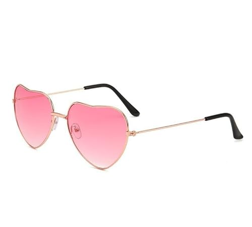 CXNXFD 2 Pack Herz Sonnenbrille, Retro Hippie Brille,Festival Outfit Damen Herzbrille Rosa, 60er 70er 80er 90er jahre Outfit Damen Accessoires für Fasching Halloween Mallorca Barbie Kleidung Party CXNXFD 2 Pack Herz Sonnenbrille, Retro Hippie Brille,Festival Outfit Damen Herzbrille Rosa, 60er 70er 80er 90er jahre Outfit Damen Accessoires für Fasching Halloween Mallorca Barbie Kleidung Party von CXNXFD