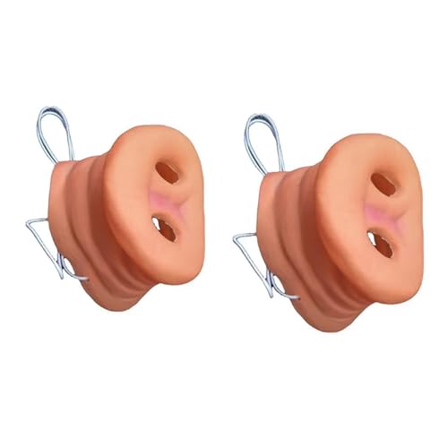 CXNXFD 2Pcs Schweinchennase, Schweinenasenmaske mit elastischem Band,Party lustige Tiermasken von CXNXFD