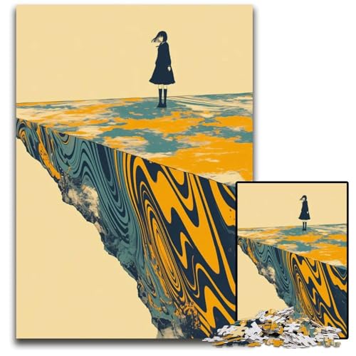 1000teiliges Puzzle Abnormaler Kern Holzpuzzle Geschenk für Männer und Frauen Alltag und besondere Anlässe 1000 Teile (75 x 50 cm) von CXUOSADIP