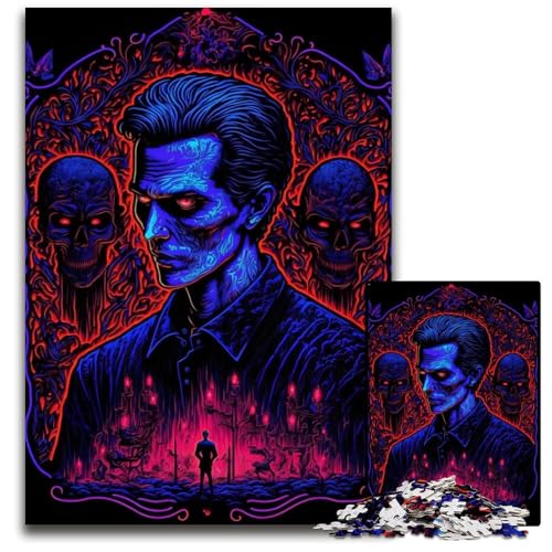 1000teiliges Puzzle Blood Call Blood Holzpuzzle für Erwachsene Geburtstagsgeschenkidee anspruchsvolles Denkspiel 1000 Teile (75 x 50 cm) von CXUOSADIP