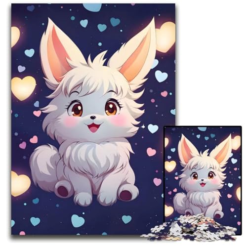 1000teiliges Puzzle Bunny unmögliches Puzzle für Erwachsene Denkspiel interaktives Familienspiel geeignet für Kinder ab 14 Jahren 1000 Teile (38 x 26 cm) von CXUOSADIP