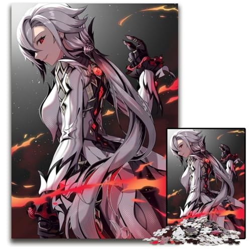 1000teiliges Puzzle Gaming Girl unmögliche Puzzles für Erwachsene Denksportaufgabe interaktives Familienspiel geeignet für Kinder ab 14 Jahren 1000 Teile (38 x 26 cm) von CXUOSADIP