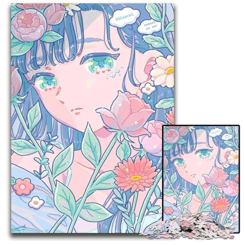 1000teiliges Puzzle Mädchen unmögliche Puzzles für Erwachsene Denksportaufgabe interaktives Familienspiel geeignet für Kinder ab 14 Jahren 1000 Teile (75 x 50 cm) von CXUOSADIP