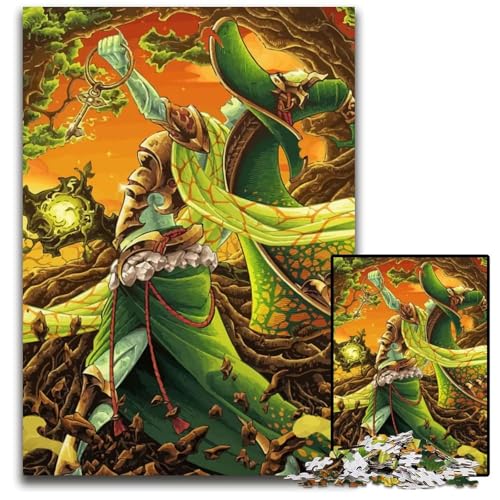 1000teiliges Puzzle Magischer Elf Holzpuzzle für Erwachsene Geburtstagsgeschenkidee anspruchsvolles Denkspiel 1000 Teile (75 x 50 cm) von CXUOSADIP