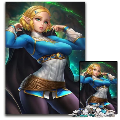 1000teiliges Puzzle Prince Botw unmögliche Puzzles für Erwachsene Denksportaufgabe interaktives Familienspiel geeignet für Kinder ab 14 Jahren 1000 Teile (75 x 50 cm) von CXUOSADIP