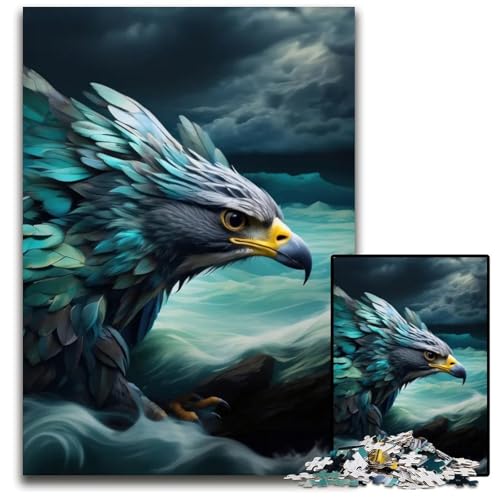 1000teiliges Puzzle Wave Rider Falcon Puzzles für Erwachsene für Jugendliche Familienspaß DIYDenkspiel Geschenk 1000 Teile (75 x 50 cm) von CXUOSADIP