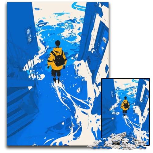 1000teiliges Puzzle für Erwachsene Abnormal Core Holzpuzzle interaktives Familienspiel Familienaktivitätsspiel 1000 Teile (38 x 26 cm) von CXUOSADIP