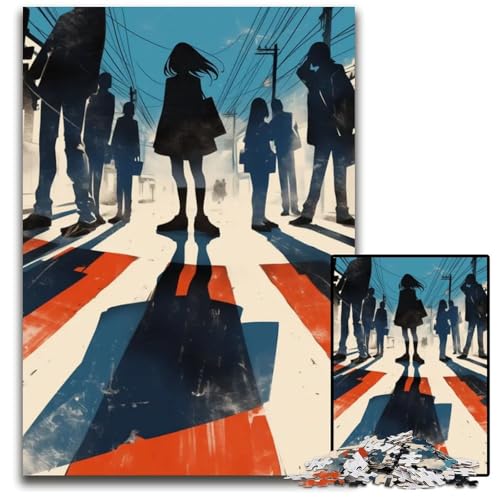 1000teiliges Puzzle für Erwachsene Abnormal Core Holzpuzzle interaktives Familienspiel Familienaktivitätsspiel 1000 Teile (38 x 26 cm) von CXUOSADIP