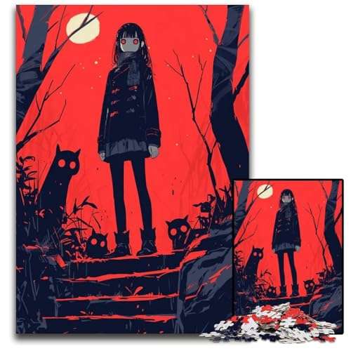 1000teiliges Puzzle für Erwachsene Abnormal Core Holzpuzzle interaktives Familienspiel Familienaktivitätsspiel 1000 Teile (38 x 26 cm) von CXUOSADIP