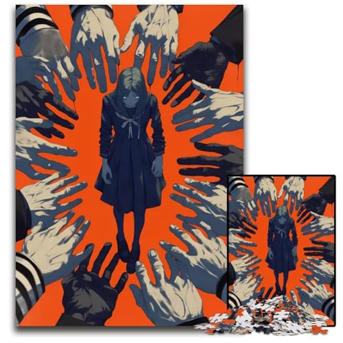 1000teiliges Puzzle für Erwachsene Abnormal Core Holzpuzzle interaktives Familienspiel Familienaktivitätsspiel 1000 Teile (38 x 26 cm) von CXUOSADIP