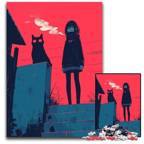 1000teiliges Puzzle für Erwachsene Abnormal Core Holzpuzzle interaktives Familienspiel Familienaktivitätsspiel 1000 Teile (75 x 50 cm) von CXUOSADIP