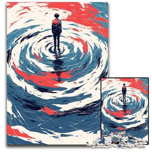 1000teiliges Puzzle für Erwachsene Abnormal Core Puzzles für Erwachsene Anspruchsvolles Denkspiel für Teenager Spaß am Familienspielabend 1000 Teile (75 x 50 cm) von CXUOSADIP