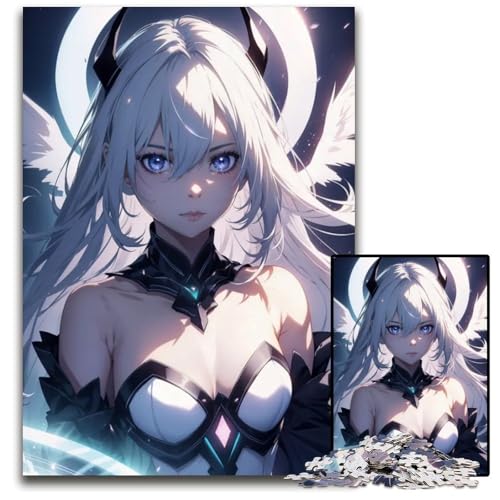 1000teiliges Puzzle für Erwachsene EngelPuzzles für Erwachsene anspruchsvolles Denkspiel für Teenager Spaß am Familienspieleabend 1000 Teile (38 x 26 cm) von CXUOSADIP