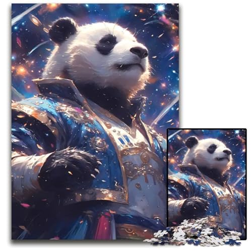 1000teiliges Puzzle für Erwachsene Panda Cosmic Journey Papierpuzzle perfekte Dekoration für Zuhause oder das Büro 1000 Teile (38 x 26 cm) von CXUOSADIP