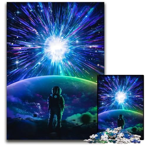 1000teiliges Puzzle für Erwachsene WandererHolzpuzzle perfekte Dekoration für Zuhause oder das Büro 1000 Teile (75 x 50 cm) von CXUOSADIP