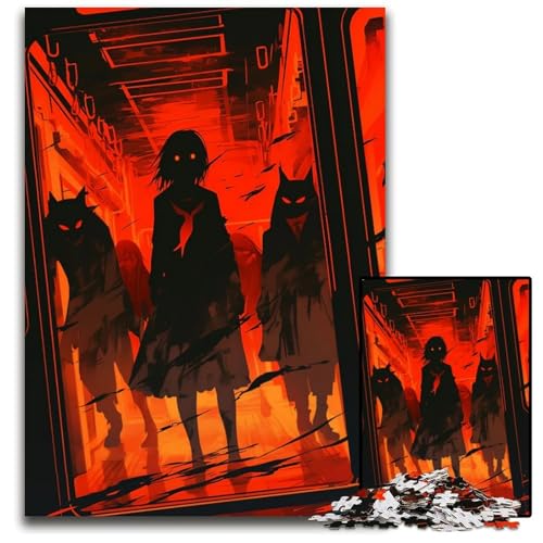 1000teiliges Puzzle mit abnormalem Kern Holzpuzzle Geschenk für Männer und Frauen Alltag und besondere Anlässe 1000 Teile (38 x 26 cm) von CXUOSADIP