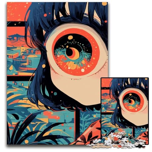 1000teiliges PuzzleGeschenk Abnormaler Kern Holzpuzzle zum Entspannen und Herausfordern farbenfrohe Heimdekoration Kunst Freunde 1000 Teile (75 x 50 cm) von CXUOSADIP