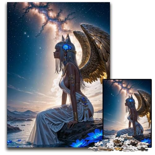 1000teiliges PuzzleGeschenk Cosmic Angel Puzzles für Erwachsene Denkspiel für Teenager Familieninteraktion 1000 Teile (38 x 26 cm) von CXUOSADIP