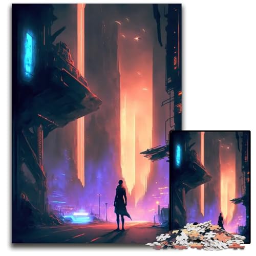 1000teiliges PuzzleGeschenk Holzpuzzle für Erwachsene Heimdekoration und Urlaubsspaß 1000 Teile (75 x 50 cm) von CXUOSADIP