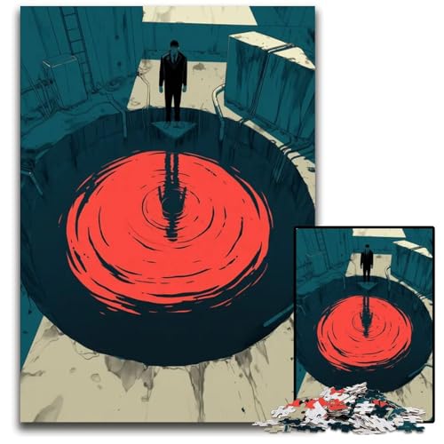 Abnormal Core 1000teiliges Puzzle für Erwachsene Puzzle Denksportaufgabe Spiel für Erwachsene interaktive Aktivität für die ganze Familie 1000 Teile (38 x 26 cm) von CXUOSADIP